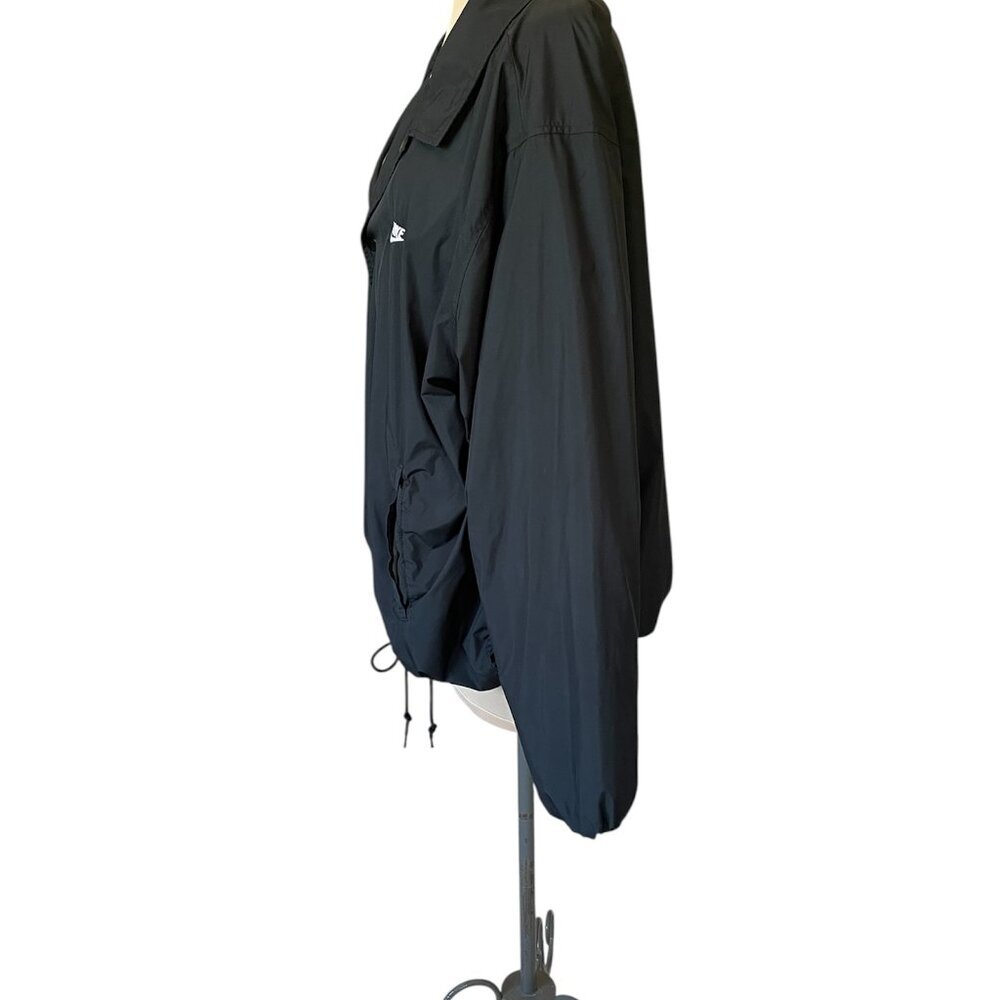 Nike Club Men's Coaches Snap-Button Up Black Jacket , Size XL - Picture 3 of 7